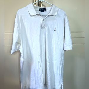 White Ralph Lauren golf shirt